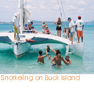 Snorkeling on Buck Island